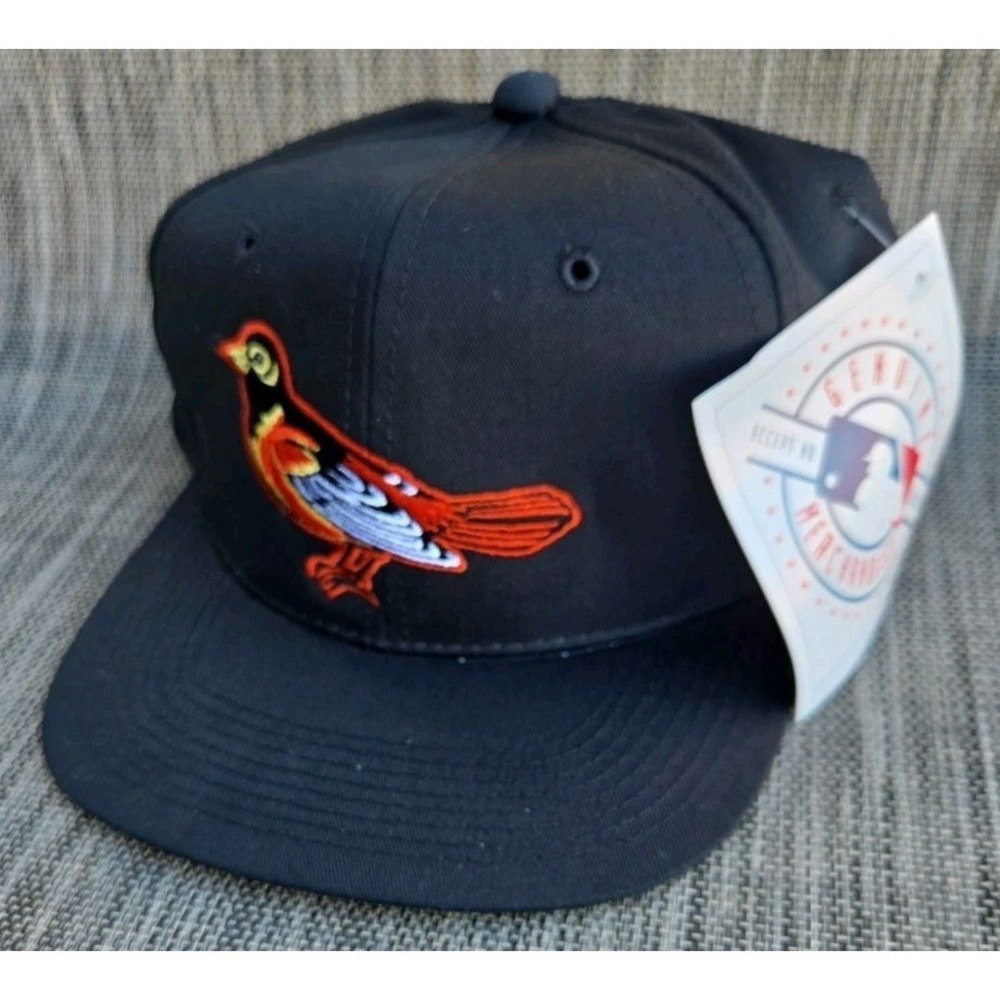 NWT DEADSTOCK 80s 90s BALTIMORE ORIOLES Outdoor Cap OC MLB Snapback Hat VTG NOS